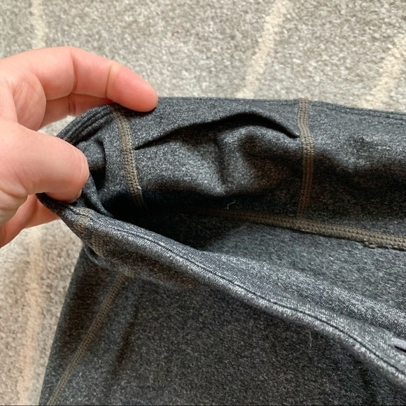 Gap Fit Charcoal Gray Ankle Length Leggings - Picture 3 of 5